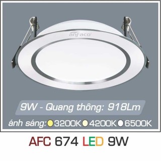Đèn LED âm trần downlight Anfaco AFC 674