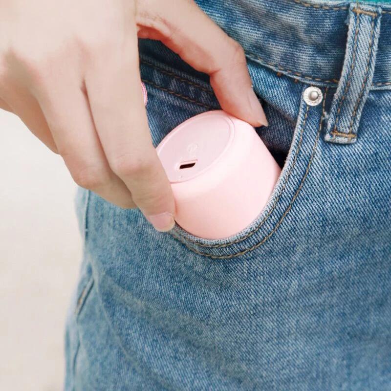 Loa Bluetooth Không Dây Mini TWS Hình Tròn Âm Trầm Cho Điện Thoại Di Động