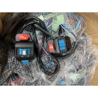 Cụm công tắc dùng cho xe điện Xmen ( đèn, còi, xi nhan ) (1 bên)