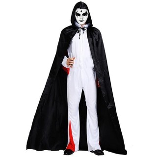 Áo choàng kèm mặt nạ vẽ, hoá trang Halloween. size trẻ em và người lớn