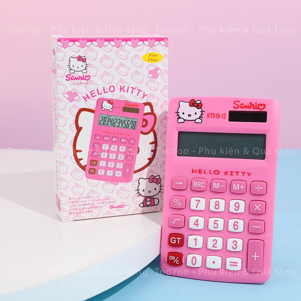Máy tính cầm tay Doraemon, Hello Kitty mini dễ thương cute TooYoo BK00482