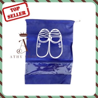 TÚI ĐỰNG GIÀY DÉP VẢI DÙ CAO CẤP, bịch chứa giầy có lớp kính, hàng đẹp dễ thương mang đi du lịch