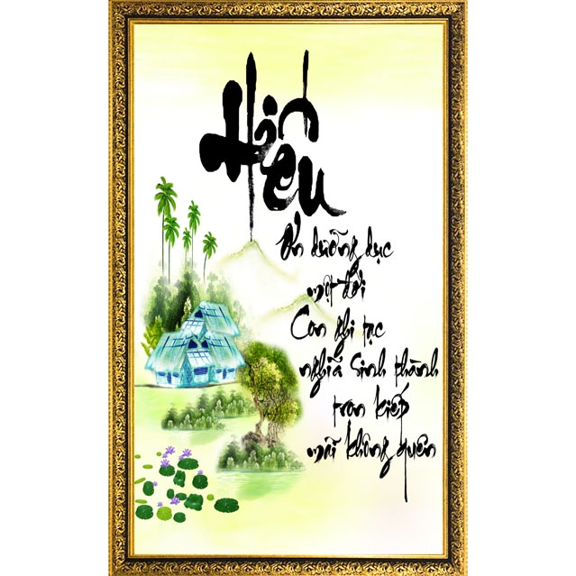 TRANH DÁN TƯỜNG THƯ PHÁP-CÓ SẴN KEO MẶT SAU
