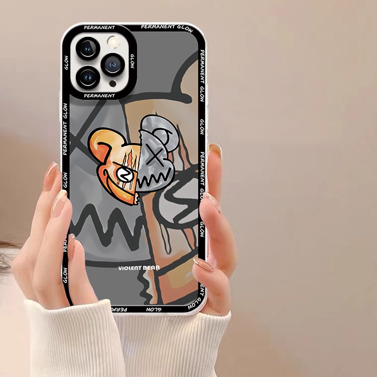 Ốp Điện Thoại Silicon TPU Mềm Trong Suốt Chống Sốc Thời Trang Cho iPhone 14 13 12 11 Pro XS Max X XR 8 7 6 6S 14 Plus