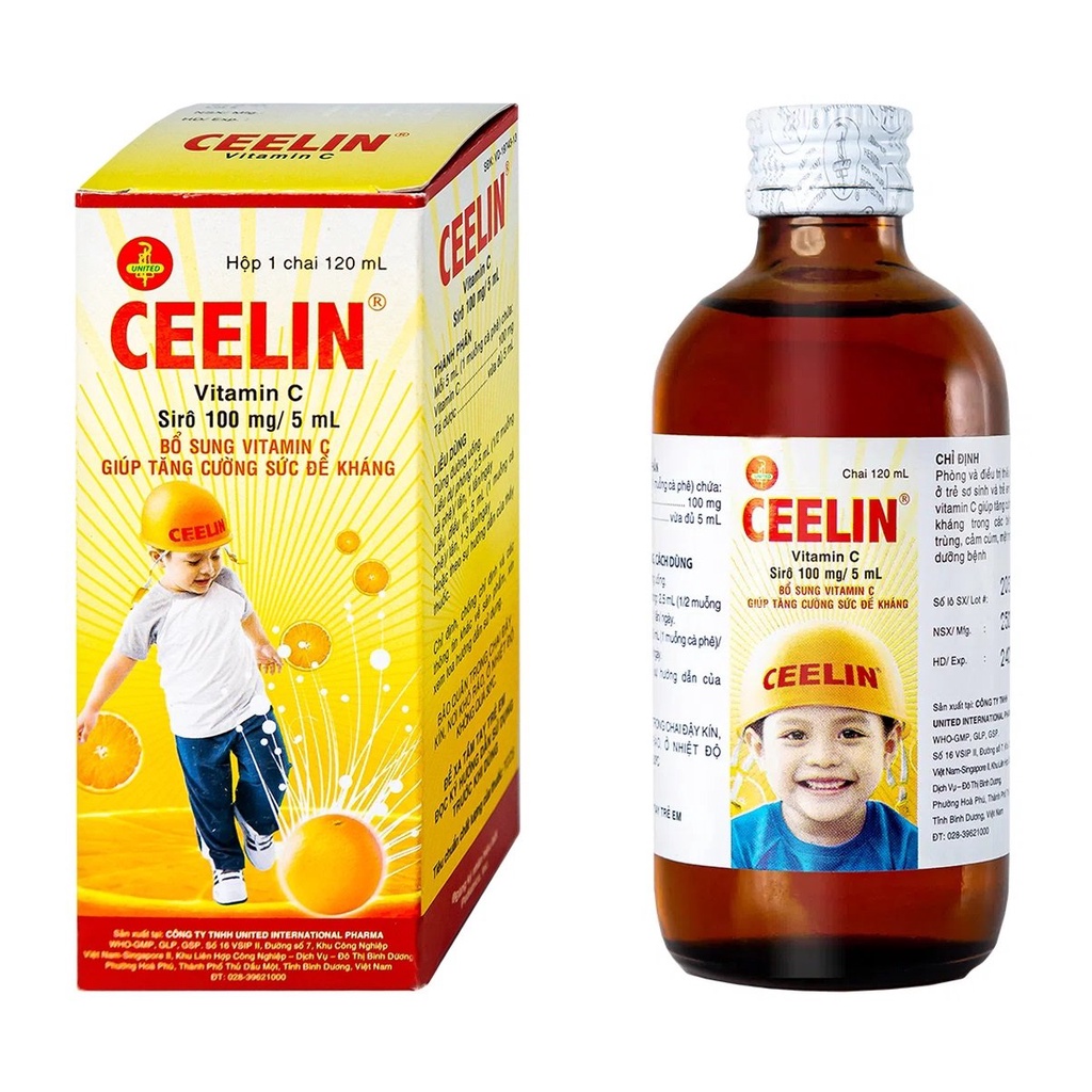 Siro Ceelin- Vitamin C tăng sức đề kháng cho trẻ- Nhà thuốc Nhật Thành