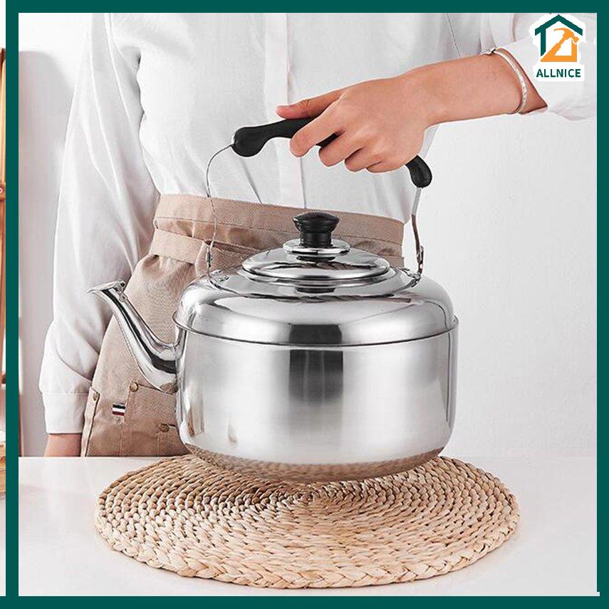 5L Ấm đun nước 4Lít inox 304 cao cấp sôi báo còi siêu to