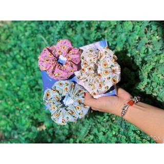 Dây cột tóc vải Scrunchies nhiều hoạ tiết