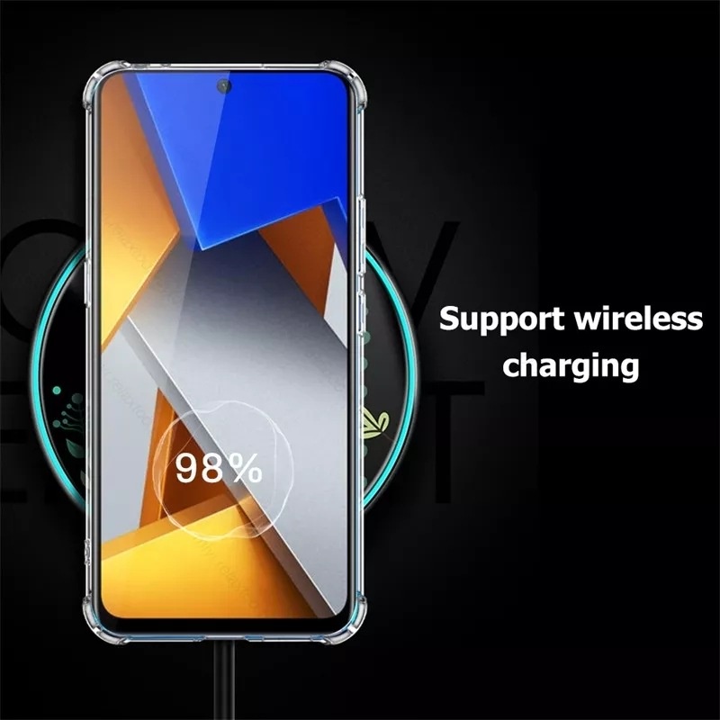 Ốp lưng Poco M4 Pro 4G dẻo trong suốt lồi 4 góc ôm khít máy lâu ố vàng