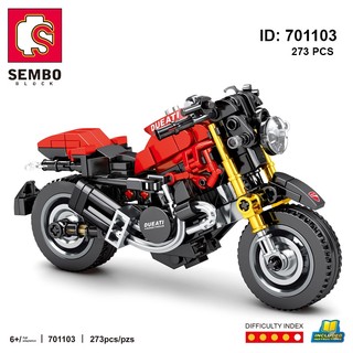 Đồ chơi lắp ráp technic mô hình Motor Sembo xếp hình