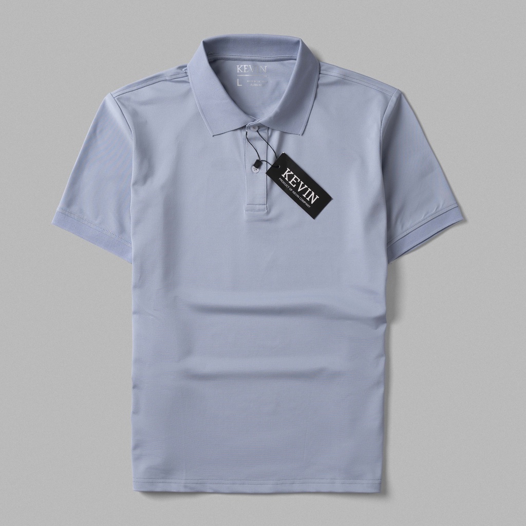 Áo thun nam POLO trơn vải cá sấu cotton cao cấp KEVIN ngắn tay cực sang trọng