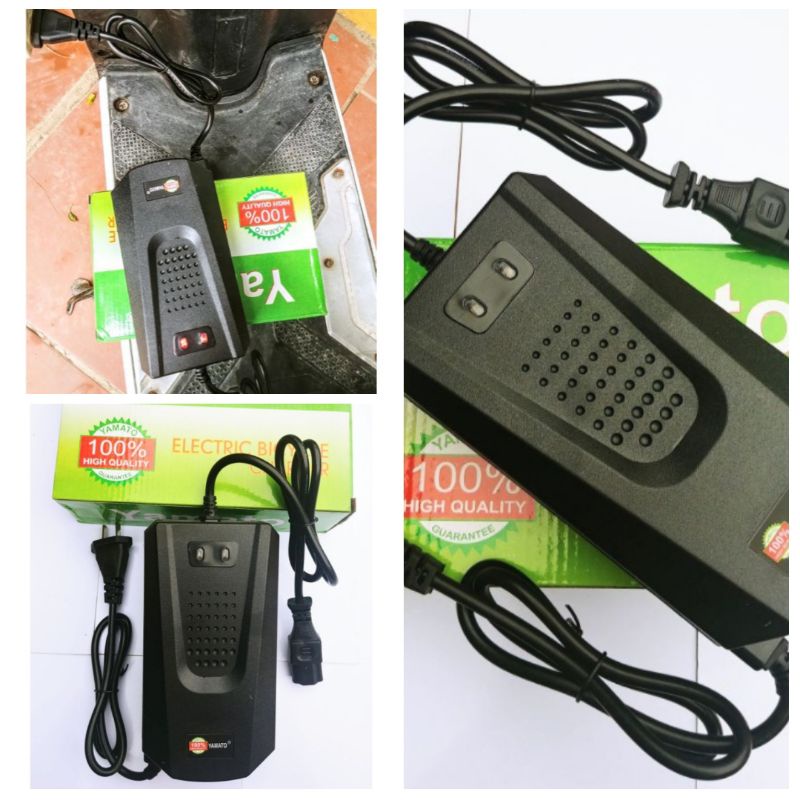 1 BỘ SẠC BÌNH ẮC QUY XE ĐẠP ĐIỆN XE ĐIỆN 48V -60V 20AH LOẠI TỐT