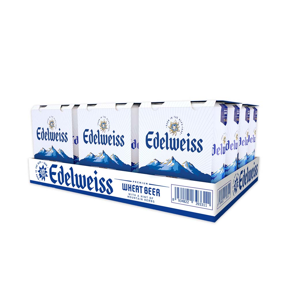 HỎA TỐC HCM - Combo 2 Thùng 24 lon Bia Tuyết - Edelweiss 330ml/lon