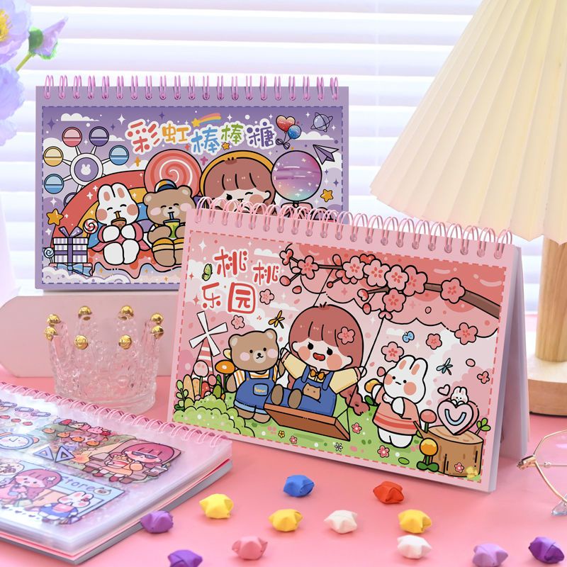 Set 50 Stickers  Sổ Sticker Hình Dán Trong Suốt  Sitker Cute Sticker Dán điện Thoại  Nhãn dán trẻ em