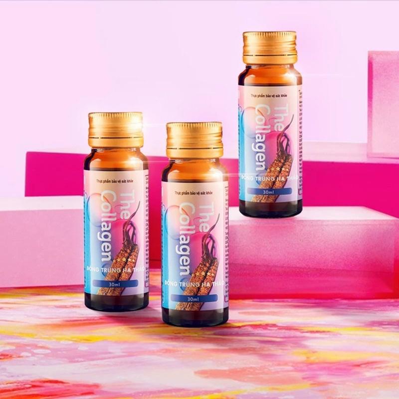 Nước Uống Collagen Đông Trùng Hạ Thảo Collagen Uống Đẹp Da Giữ Dáng Hộp 8 Chai