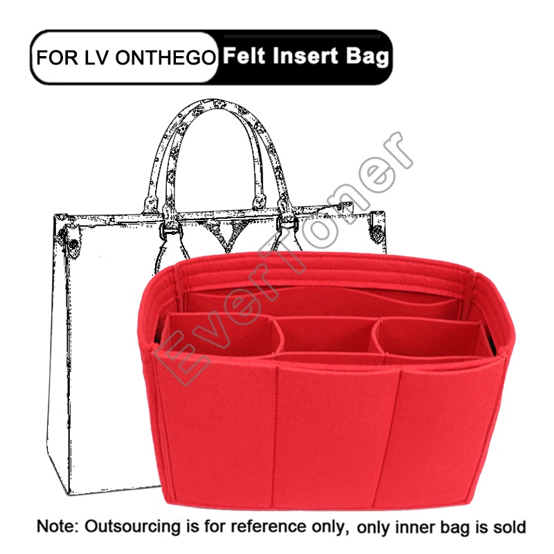 Túi lót đựng mỹ phẩm EVERTONER bằng vải nỉ đa năng tiện lợi