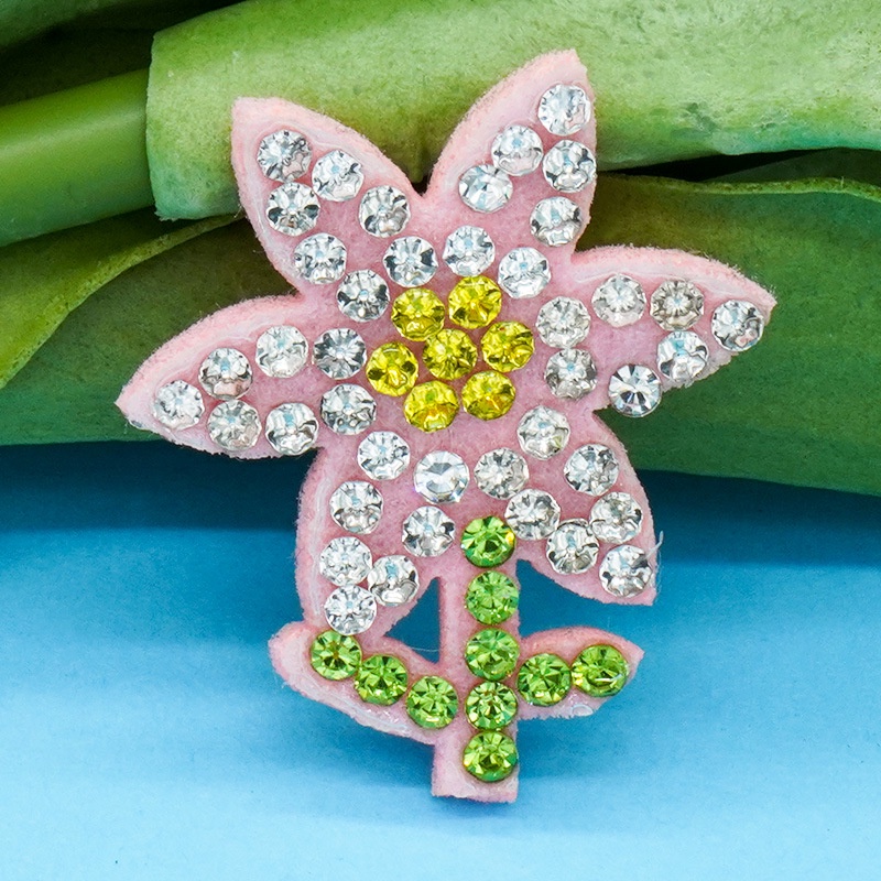 2189662 Miếng Dán Trang Trí Mũ / Giày Hình Bướm Hoạt Hình Đính Đá diy