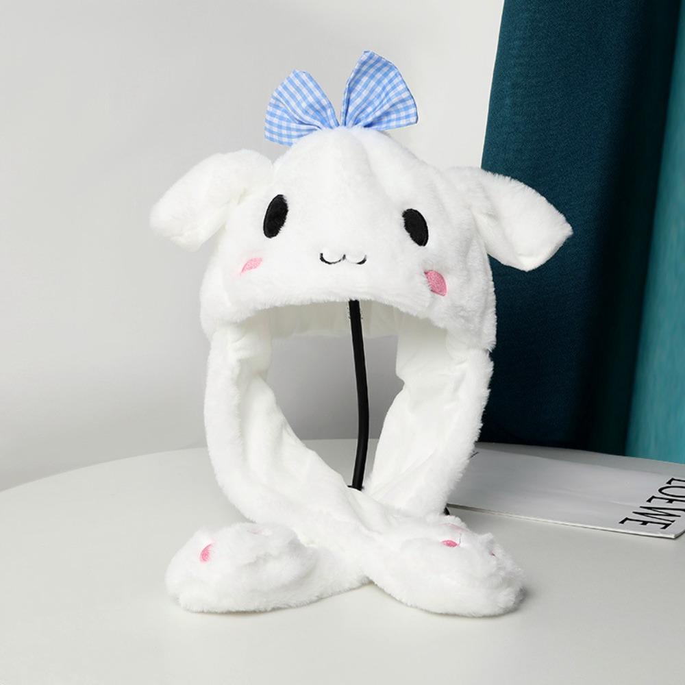 Joye Mũ Lông Chuyển Động Tai Thỏ Có Thể Tháo Rời Dành Cho Trẻ Em Và Người Lớn