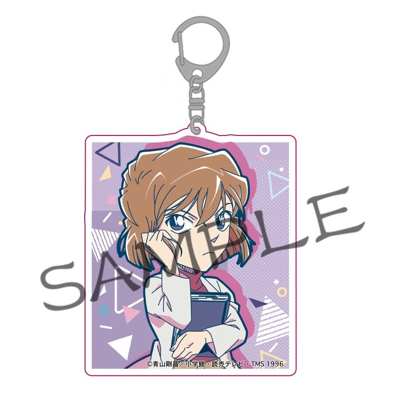 Móc khóa DETECTIVE CONAN ver CHỮ NHẬT Thám Tứ Lừng Danh in hình anime chibi Mica trong acrylic