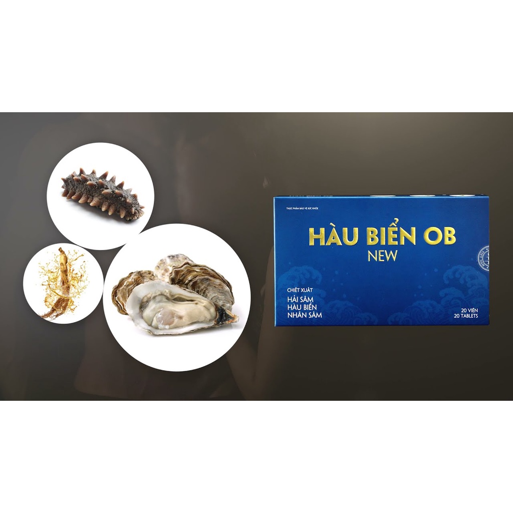 HOBN10-Tinh Chất Hàu Biển Ob New 10v GrowGreenAz Bổ Sung Nhân Sâm, Hải Sâm-Tăng Cường Sinh Lý, Bổ Tinh Trùng Oyster plus