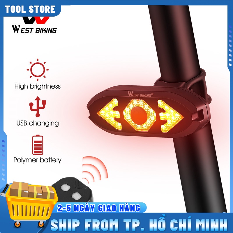 Xe đạp điều khiển từ xa Đèn hậu lái xe đạp với đèn cảnh báo còi, thiết bị đạp xe đường núi ban đêm
