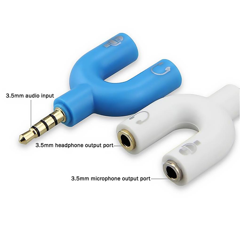 Đầu Chia Cổng Âm Thanh 3 5mm 2 Trong 1 Tiện Dụng Cho Điện Thoại / Máy Tính Bảng