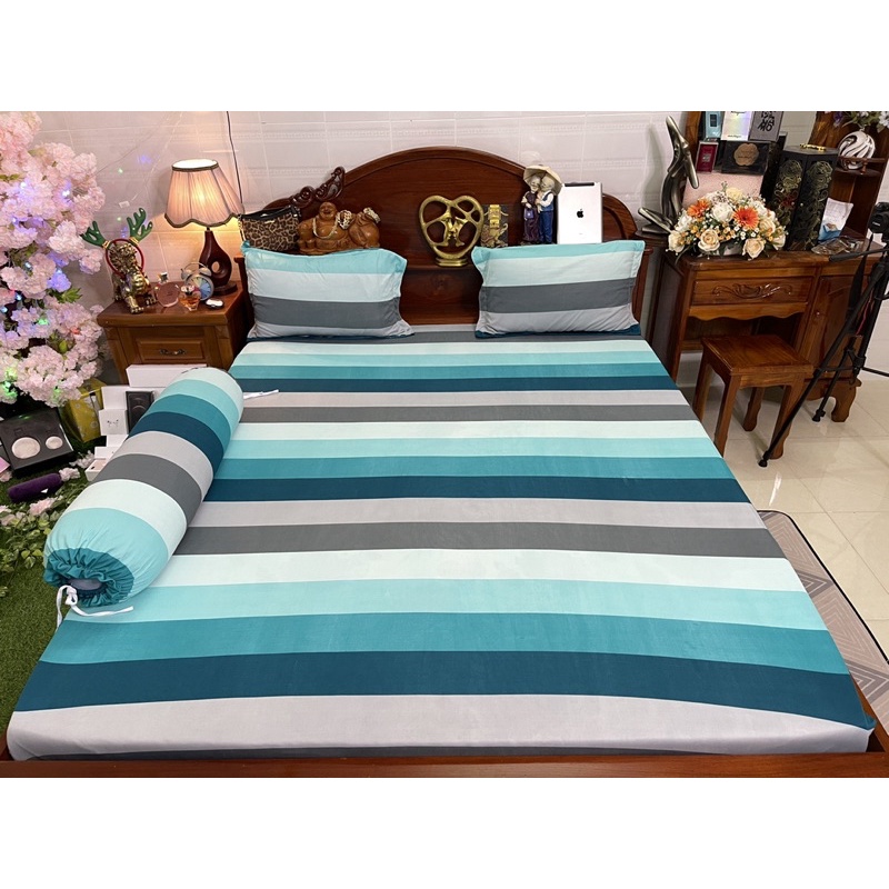 Bộ chăn ga gôí thun 3D hàn quốc  siêu rẽ