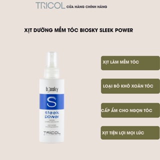 Xịt dưỡng siêu mượt cho tóc thẳng và mượt Tricol Biosky Sleek Power Spray 150ml