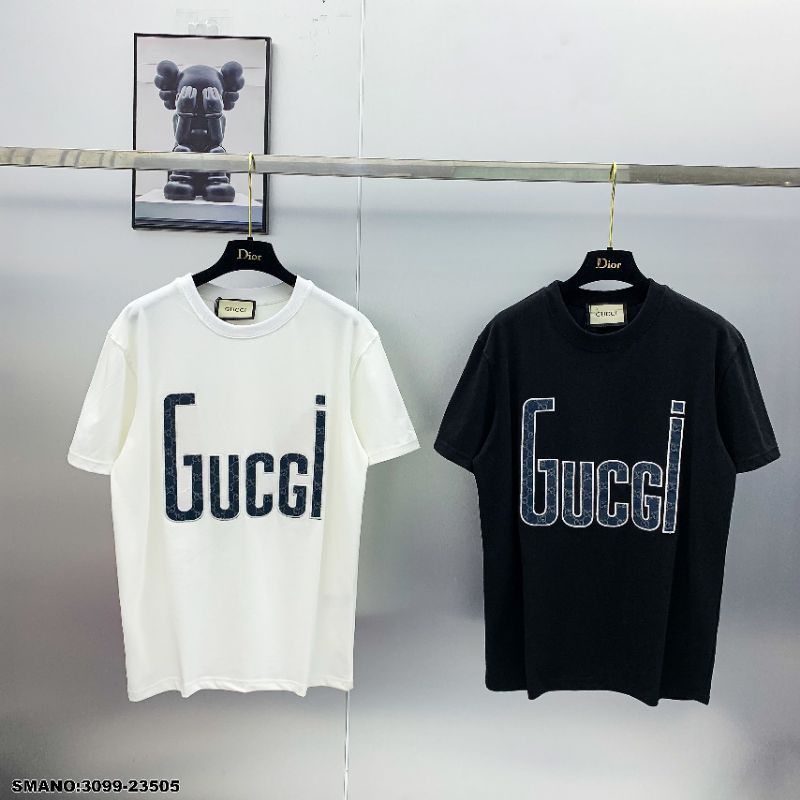 SIÊU PHẨM ÁO THUN NAM NỮ GUCCI, LOGO THÊU ẤN TƯỢNG