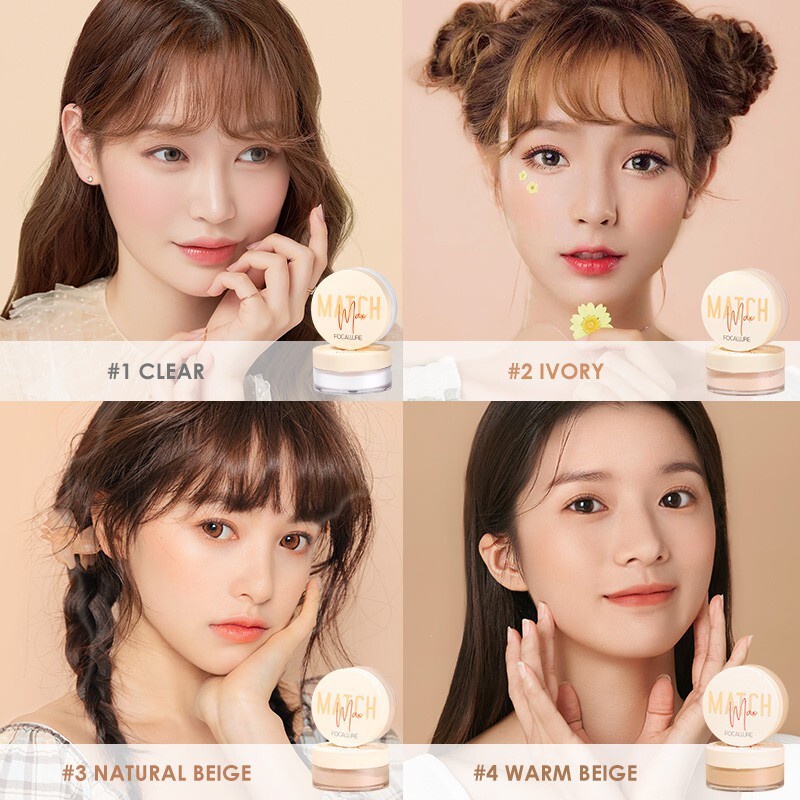 Phấn Phủ FOCALLURE MATCHMAX Trang Điểm Giúp Kiềm Dầu Tối Đa 10g