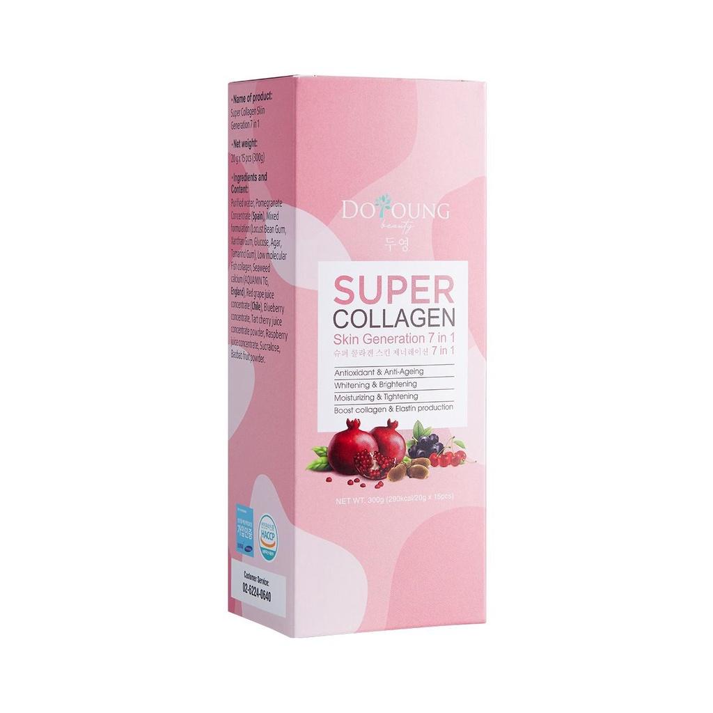 Set 7 Thanh Tặng 1 Thạch Lựu Super Collagen Doyoung Thạch Bổ Sung Collagen Chống Lão Hóa