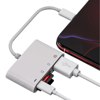 Đầu Đọc Thẻ Nhớ Bốn Trong 1 Đa Năng Tốc Độ Cao Chuyển Đổi Từ Cổng type-c Sang Cổng TF SD / USB 3.0U 4 Trong 1