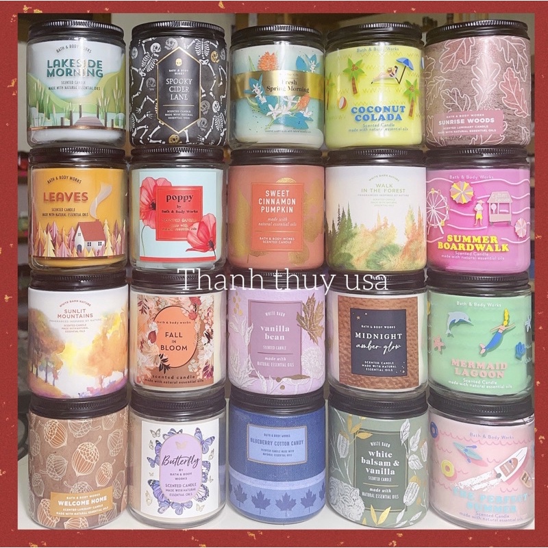 Nến Thơm 1 Bấc Bath & Body Works - 198g