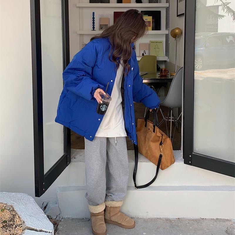 Áo Khoác Phao Béo Nam Nữ Phong Cách Hàn Quốc Siêu Dày Đẹp