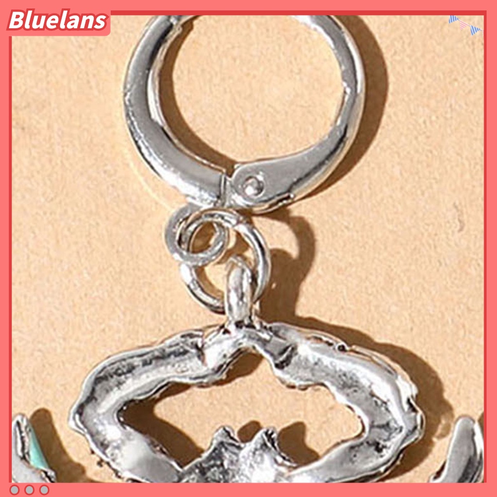 1 Đôi Bông Tai Kim Loại Bóng Hình Con Cua Đáng Yêu 48h