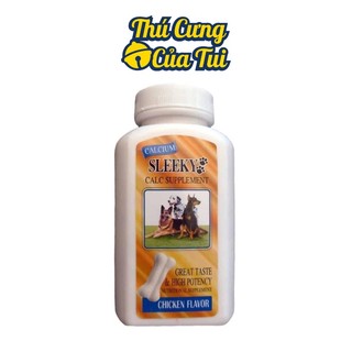 Viên bổ sung canxi sleeky calc supplement cho chó - thú cưng của tui