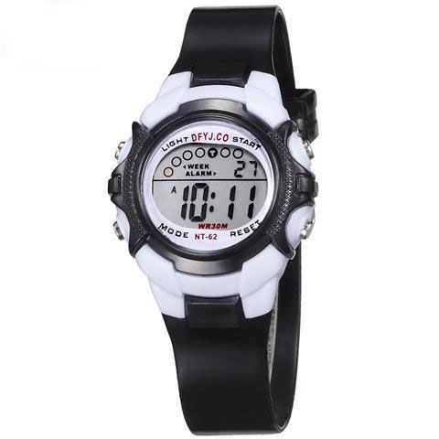 Đồng Hồ Đeo Tay Điện Tử Dạ Quang Chống Nước Phong Cách Hàn Quốc Cho Học Sinh Tiểu Học / Bé Gái