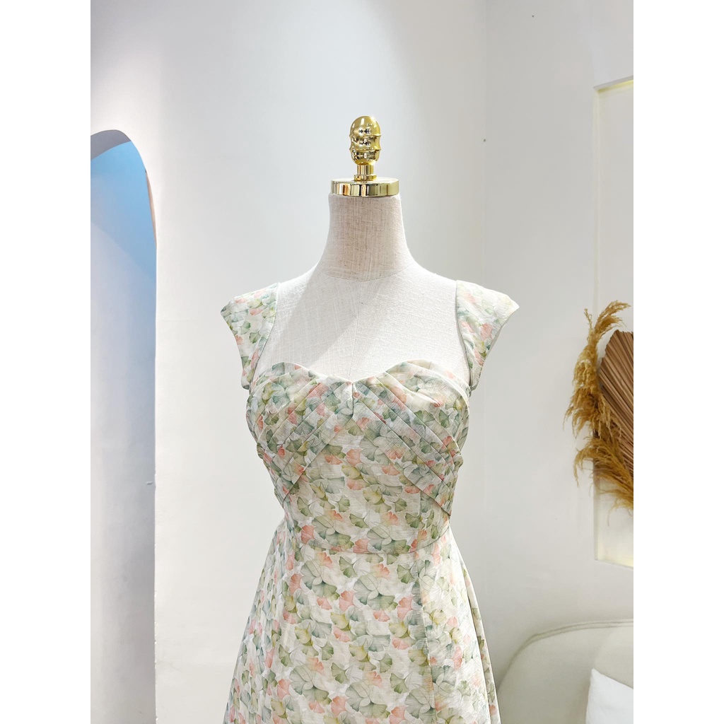 TIELA Đầm váy hoa xếp kiểu - Josie Dress