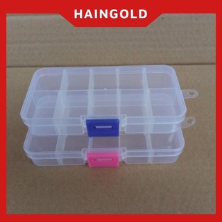 Hộp Nhựa Đựng Bông Tai Trong Suốt Đa Năng 10 Ngăn