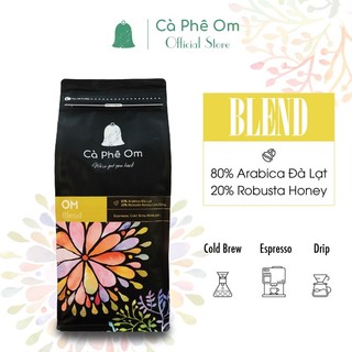 Cà phê nguyên chất Blend 8/2 Arabica Đà Lạt Robusta Honey , Cà phê hạt rang mộc chất lượng cao