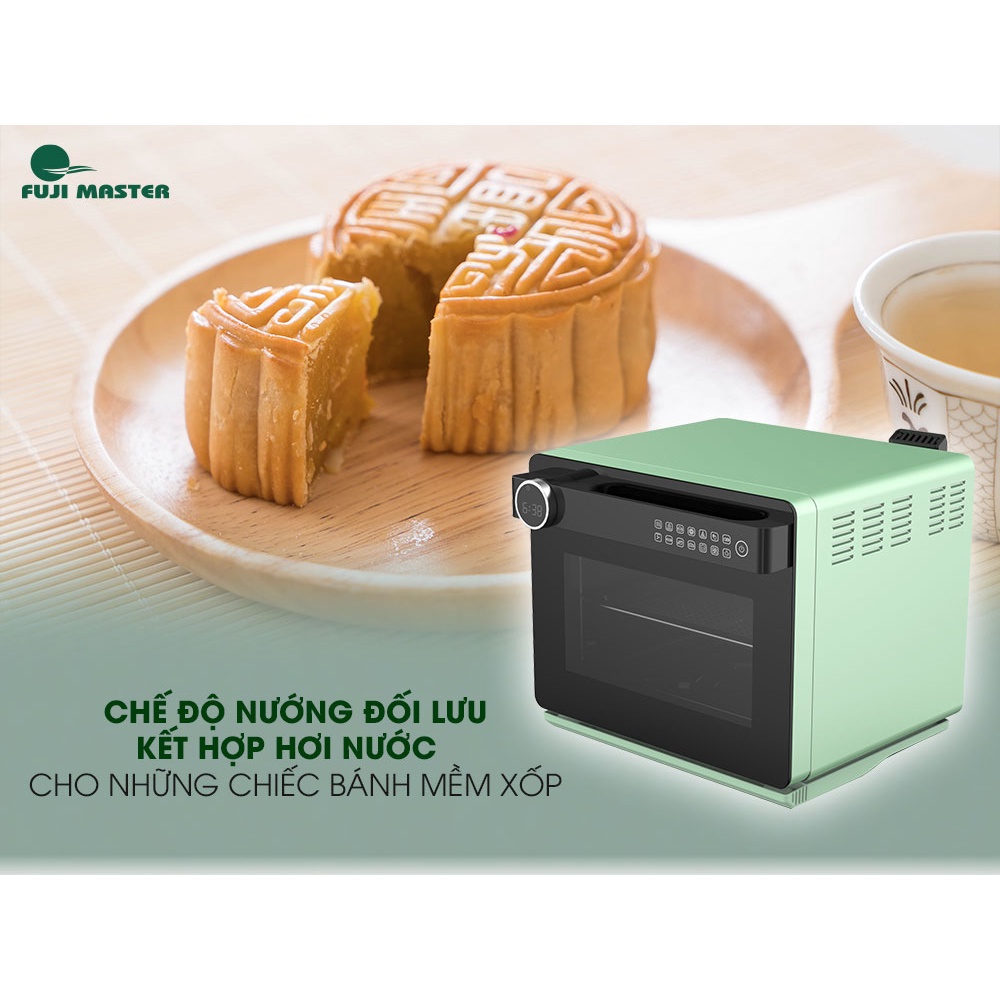Nồi chiên không dầu hơi nước Fuji Master FJM-2422 dung tích 20L chiên hấp không dầu đa năng