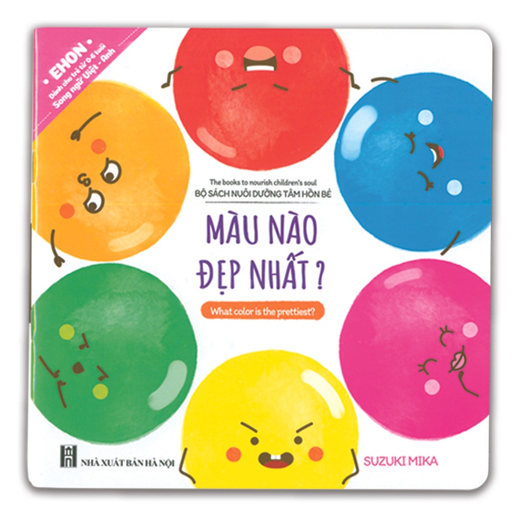 Sách - Combo 3 Cuốn Ehon Song Ngữ Việt - Anh Đây Là Hình Gì Nhỉ - Màu Nào Đẹp Nhất - Khủng Long Sắc Màu