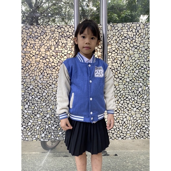 Áo khoác bomber bé trai, bé gái "style 23". Áo bomber bóng chày 10-25kg