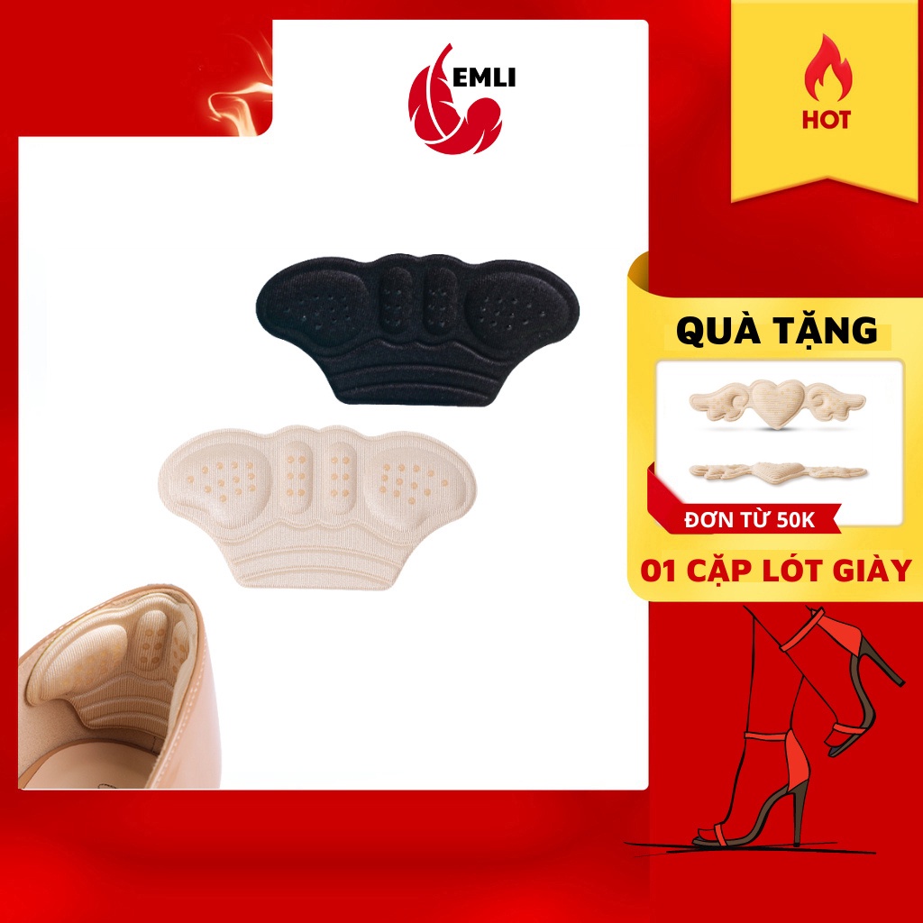 Lót giày chống rộng, giảm size 5D hình vương miện dùng cho cao gót, búp bê và nhiều loại giày khác EMLI BL049