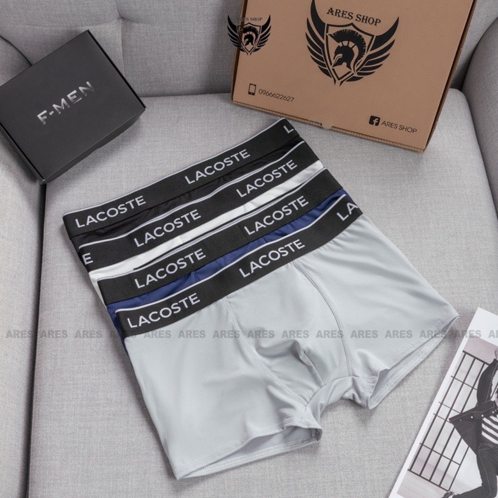 Quần lót nam, quần boxer chất thun lạnh mềm mịn siêu mát, thấm hút mồ hôi - la.co.s 02