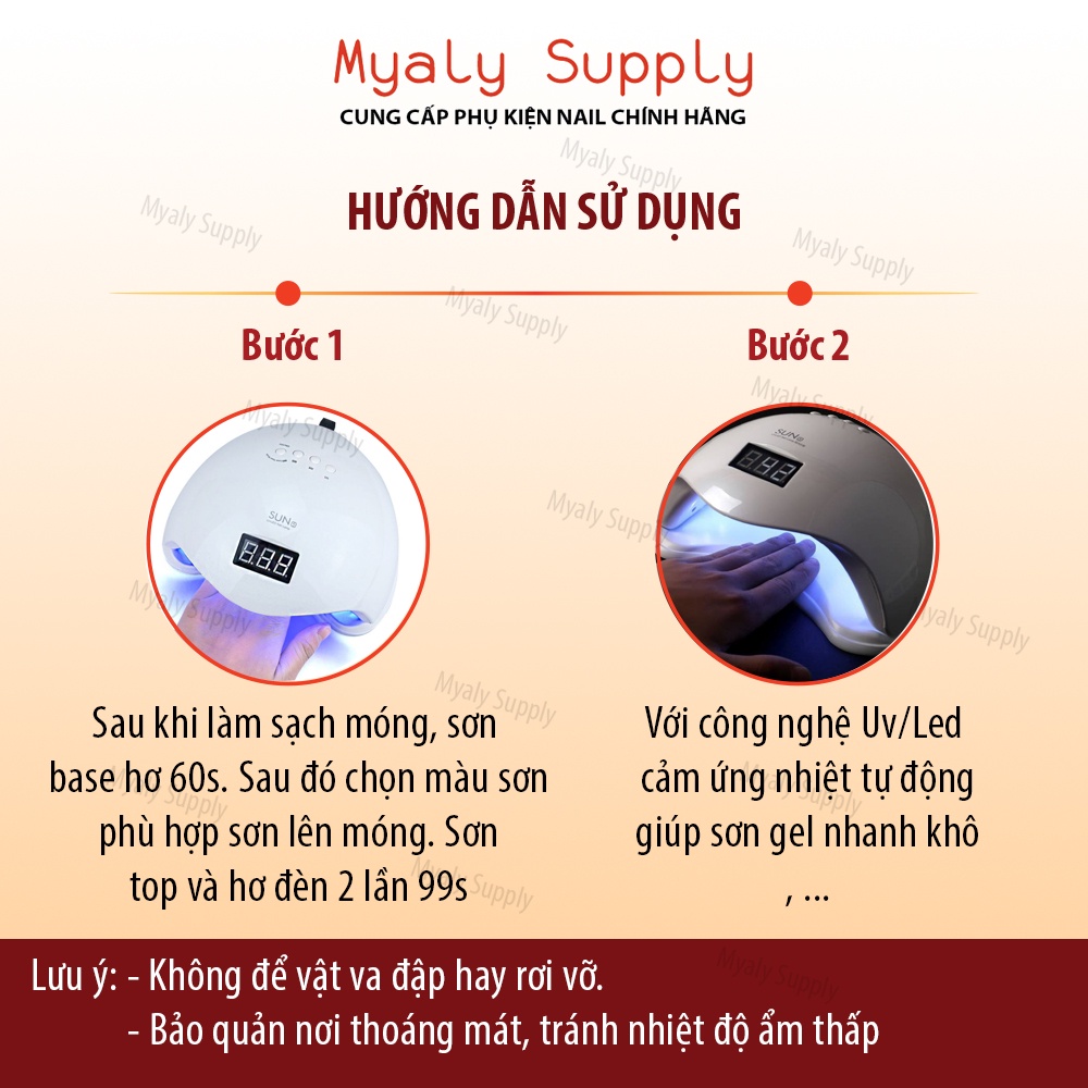 Máy Hơ Gel Sun 5 48W  LED/UV LAMP SP000074