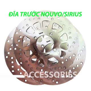 Đĩa thắng trước xe sirius/nouvo cao cấp hàng chuẩn pkph