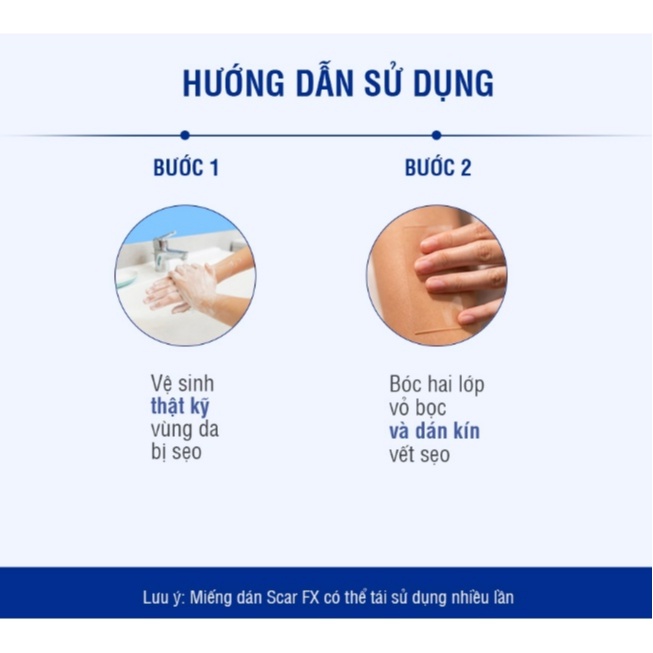 Miếng Dán Ngăn Ngừa Và Ép Sẹo Lồi / Phì Đại Rejuvaskin Scar Fx 3,75x7,5cm