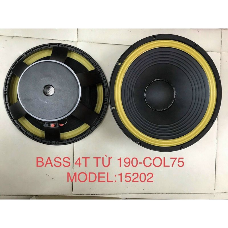 LOA BASS 40 COL 75 TỪ 190 SƯỜN NHÔM , LOA BASS 4 TẤC COIL 75 CHINA CAO CẤP