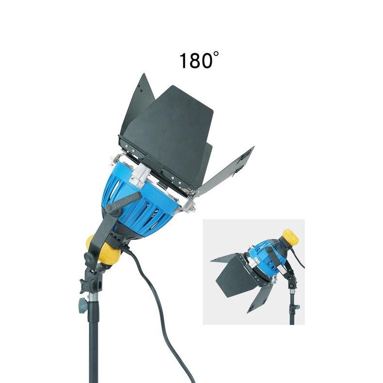Đèn halogen ánh sáng VÀNG ẤM 1000W Q-BLUE hỗ trợ chụp ảnh , quay phim studio , review đồ ăn NHIỆT ĐỘ 3200K