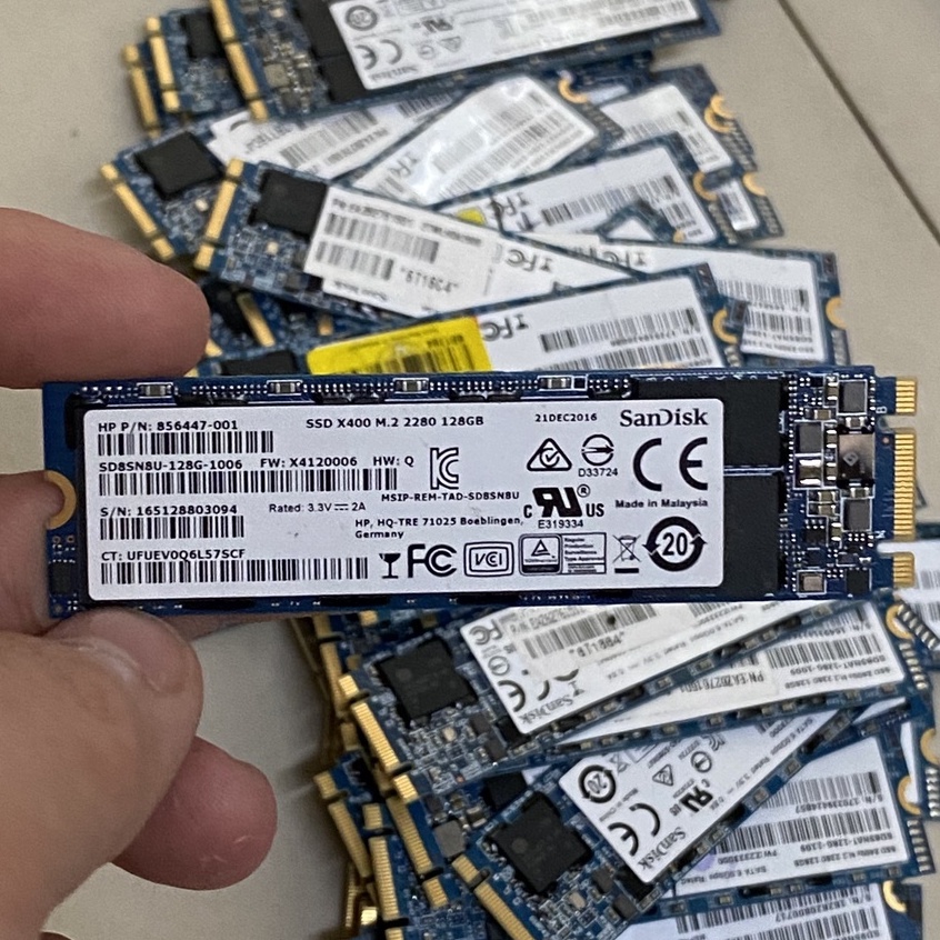 SSD M2 128GB, 128G, SAMSUNG, SANDISK, HYNIX, TOSHIBA, các hãng .... - THÁO MÁY BỘ, BH 1T